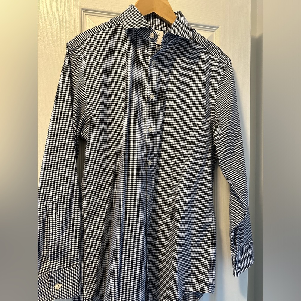 Charles Tyrwhitt Houndstooth Button Up Shirt